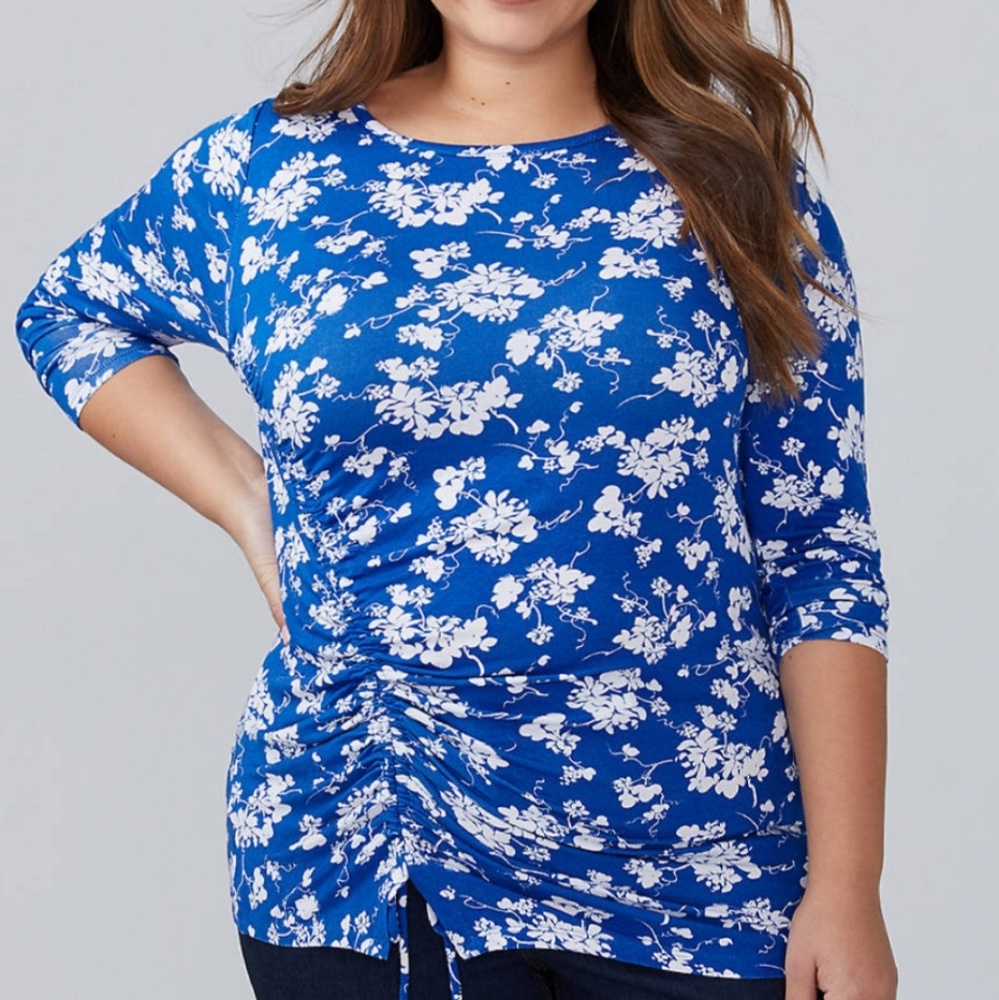 NWT Lane Bryant Ruched Top